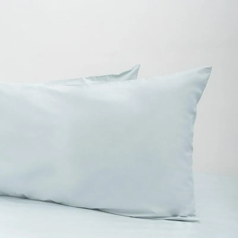 200 Thread Count 100% Cotton Percale Duvet Cover Set - Duck Egg