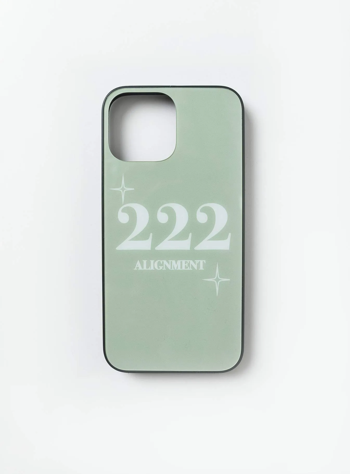 222 Alignment iPhone Case Sage