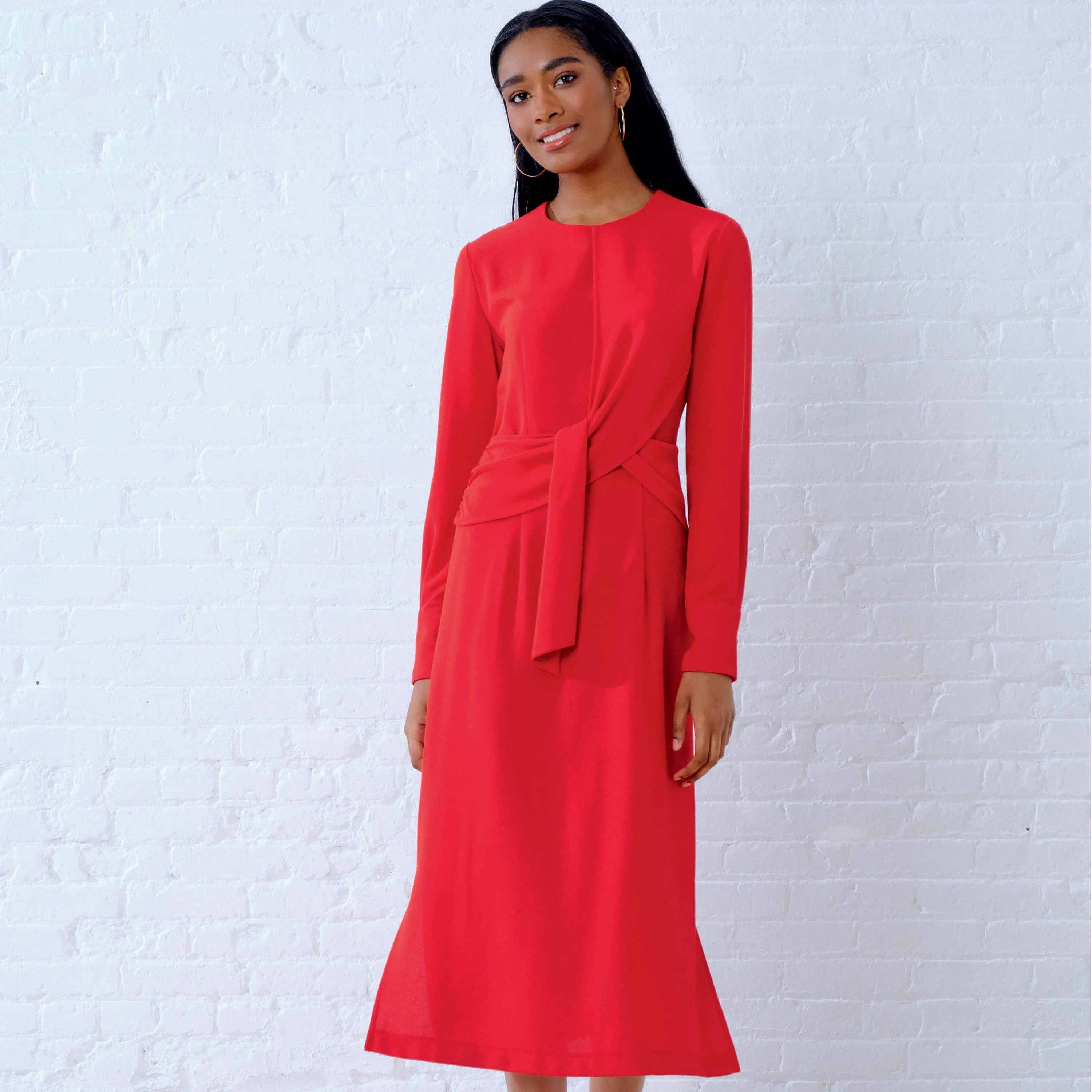 6633 New Look Sewing Pattern N6633 Misses' Dresses with Optional Drape