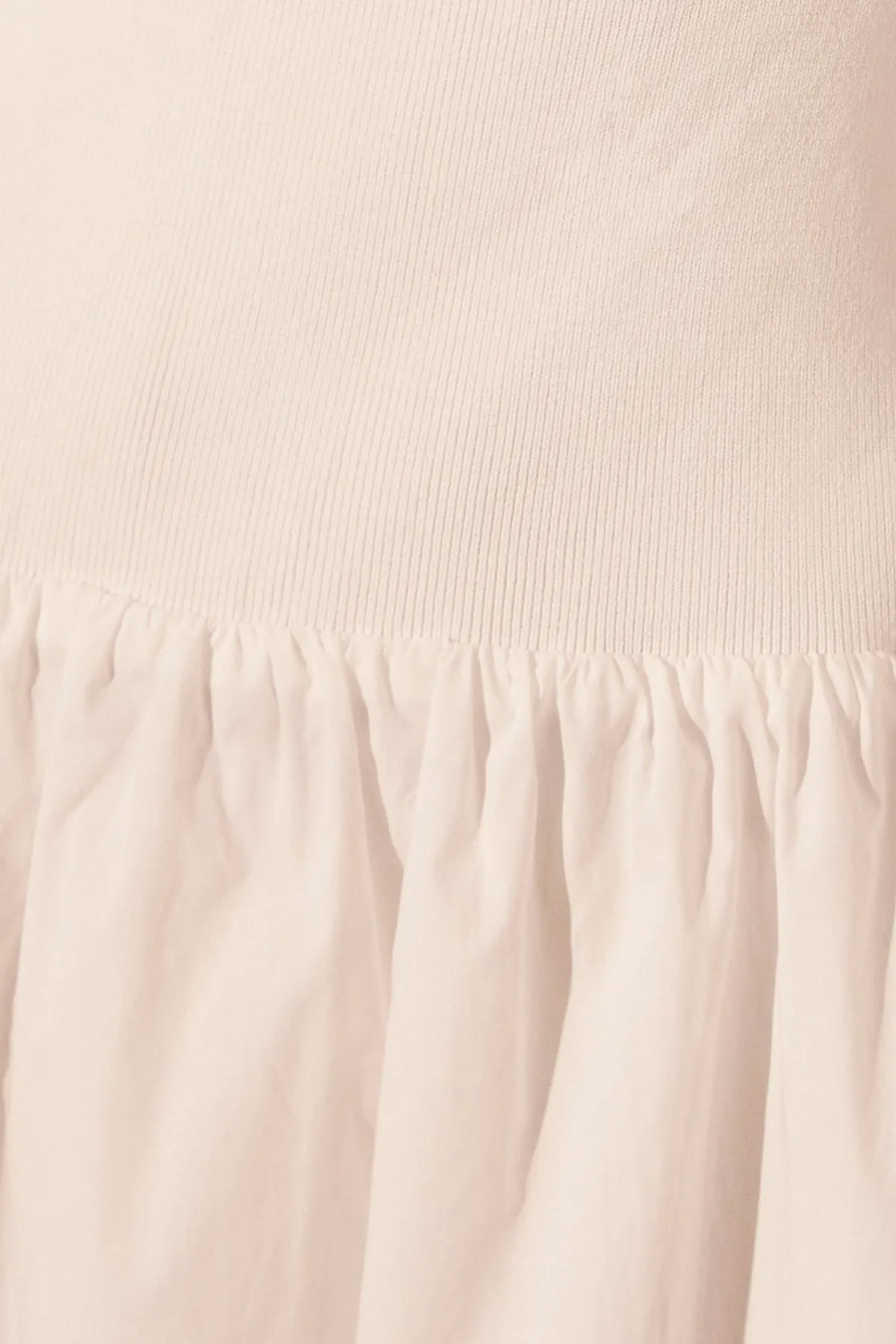 ALIAH HIGH NECK MIDI DRESS - IVORY