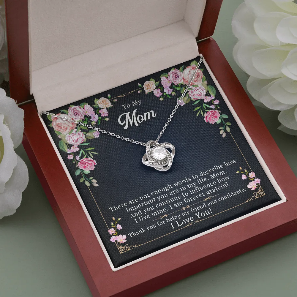 Best Personalized Mothers Day Gifts For Mom- Exclusive Love Knot Necklace
