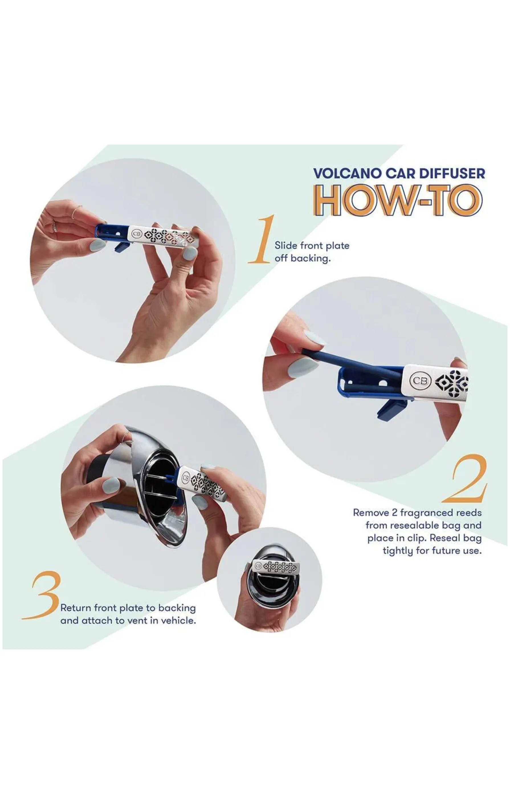Capri Blue Car Diffuser Refills