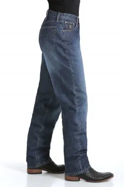 Cinch Mens Loose Fit Black Label Jeans - Dark Stonewash - MB90633002