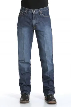Cinch Mens Loose Fit Black Label Jeans - Dark Stonewash - MB90633002