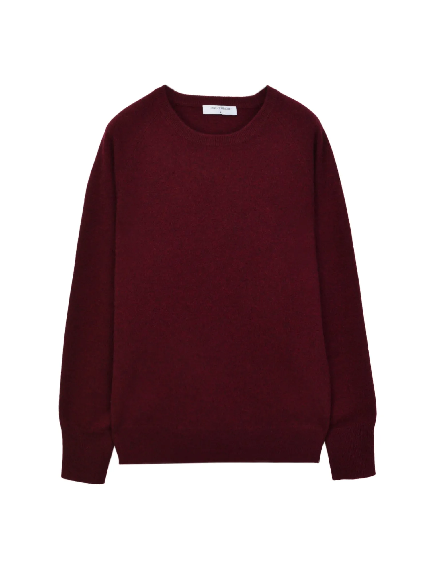 Classic Crew Neck Sweater_Burgundy
