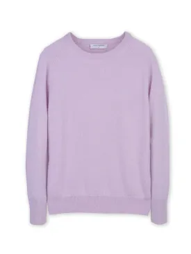 Classic Crew Neck Sweater_Lavender