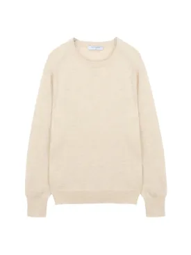 Classic Crew Neck Sweater_Oatmeal