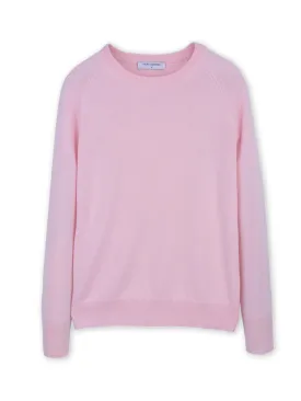 Classic Crew Neck Sweater_Pink