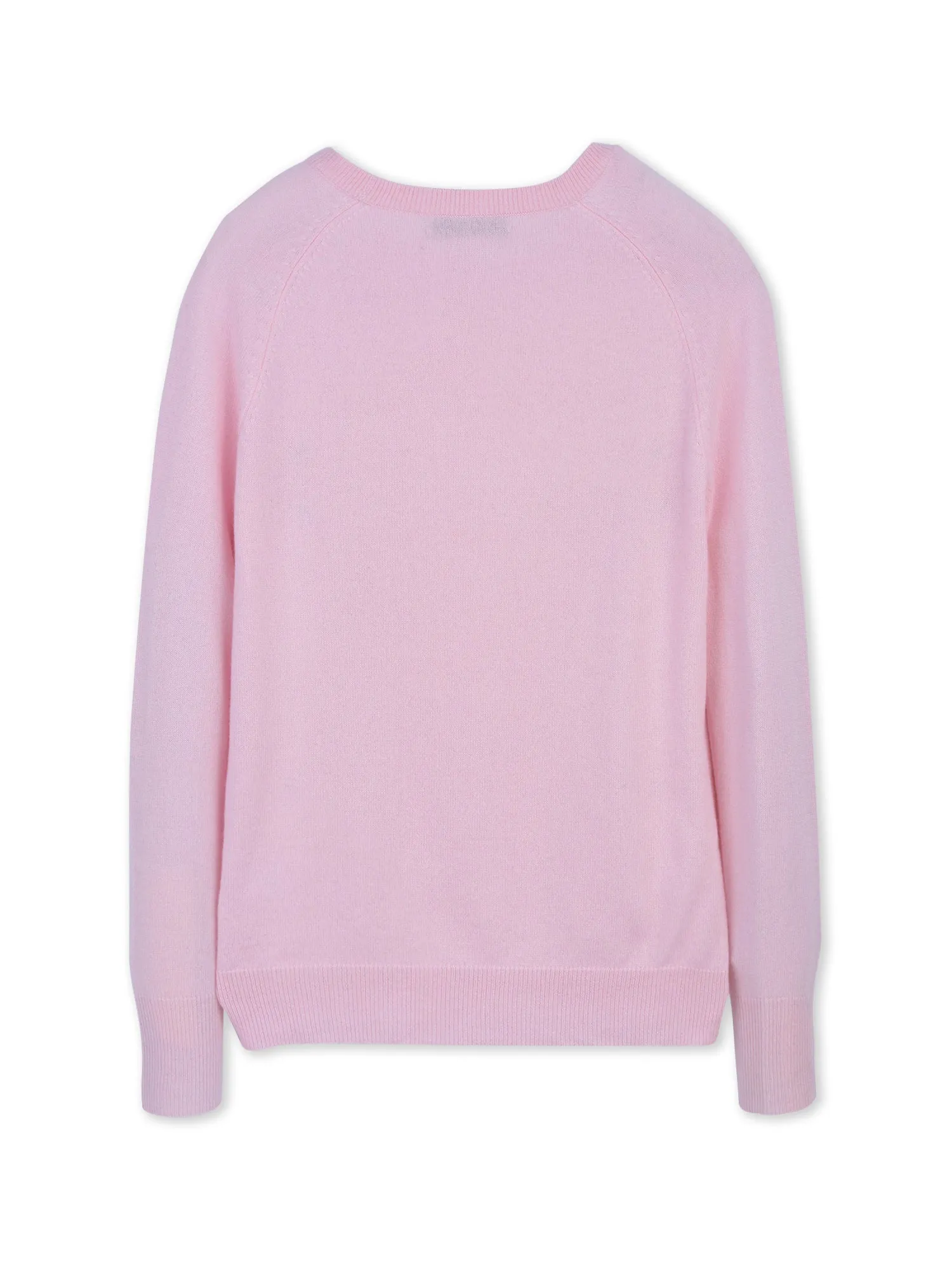 Classic Crew Neck Sweater_Pink