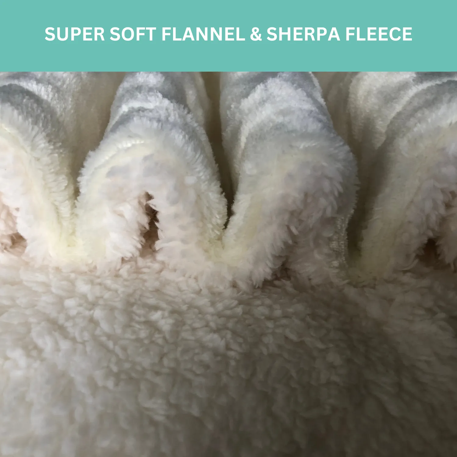Cream Electric Heated Sherpa Throw