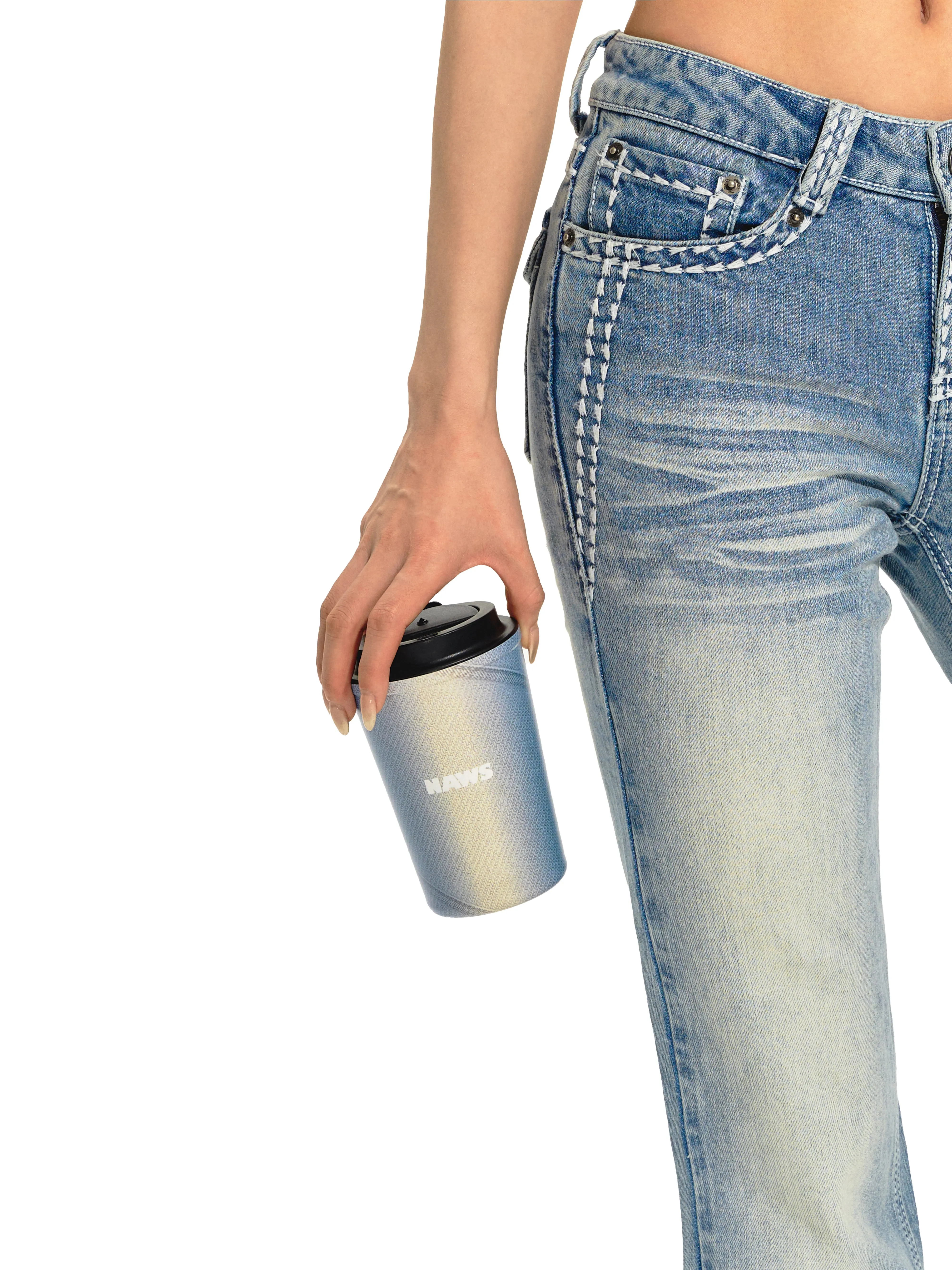 Denim Stainless Steel Accompanying Kettle