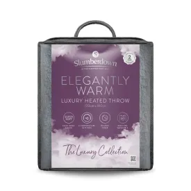 Elegantly Warm Luxury Heated Throw