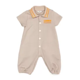 Fendi Baby Boys Beige Romper