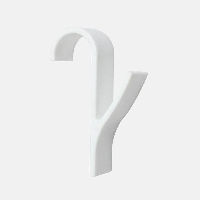 Fishhook Hanger For Heated Towel Radiator Rail Clothes Hanger Bath Hook Holder Percha Plegable Scarf Hanger
