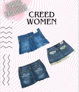 HE173 Y2K Denim Mini Skirt
- 15 Pcs