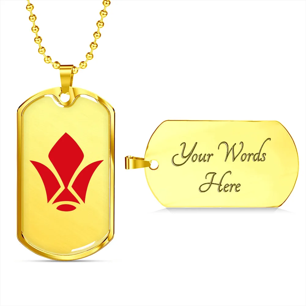 IBO Tekkadan (Red Emblem) Dog Tag