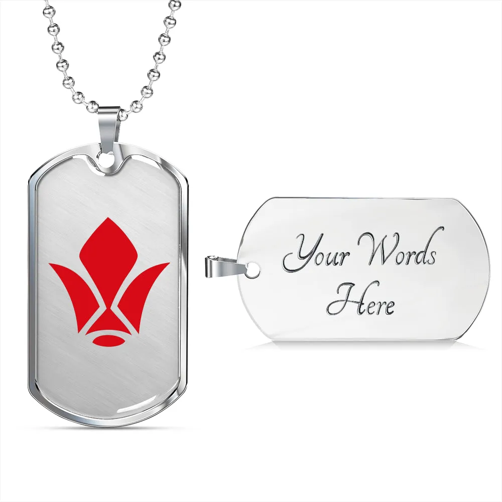 IBO Tekkadan (Red Emblem) Dog Tag