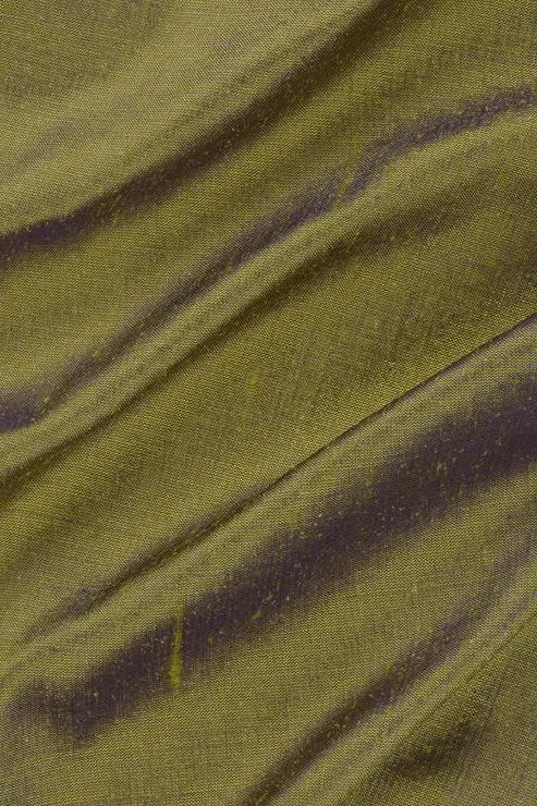 Iguana Green Silk Shantung 54" Fabric