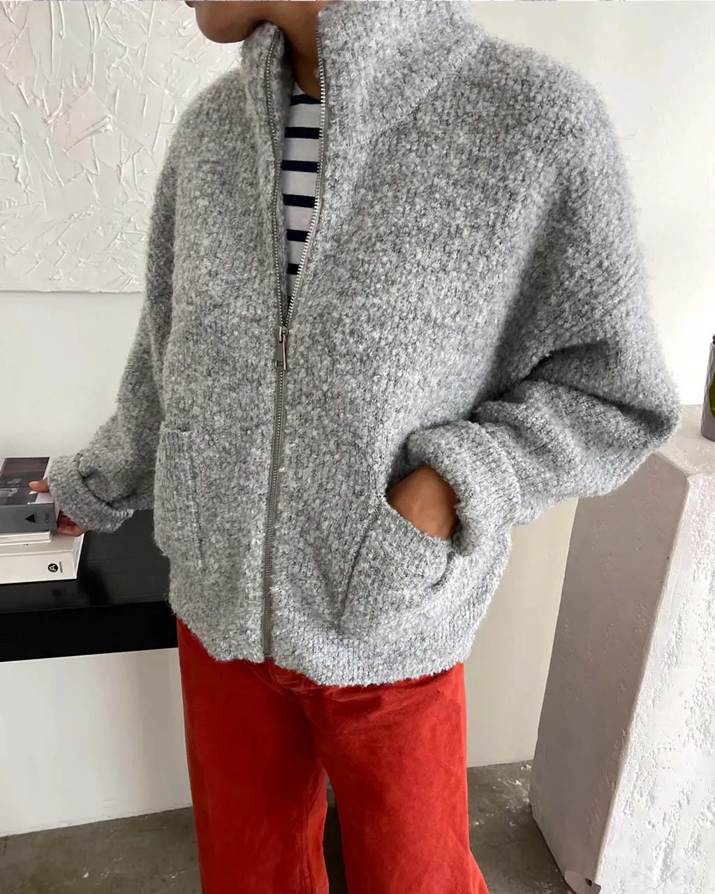 Louie Jacket - Heather Grey