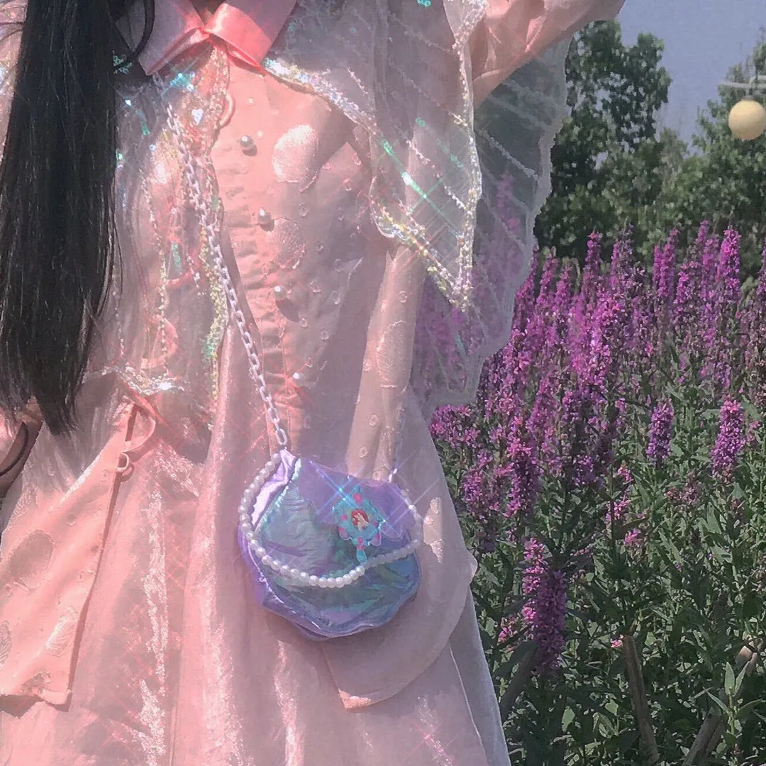Mermaid Shell Handmade Sparkling Outer