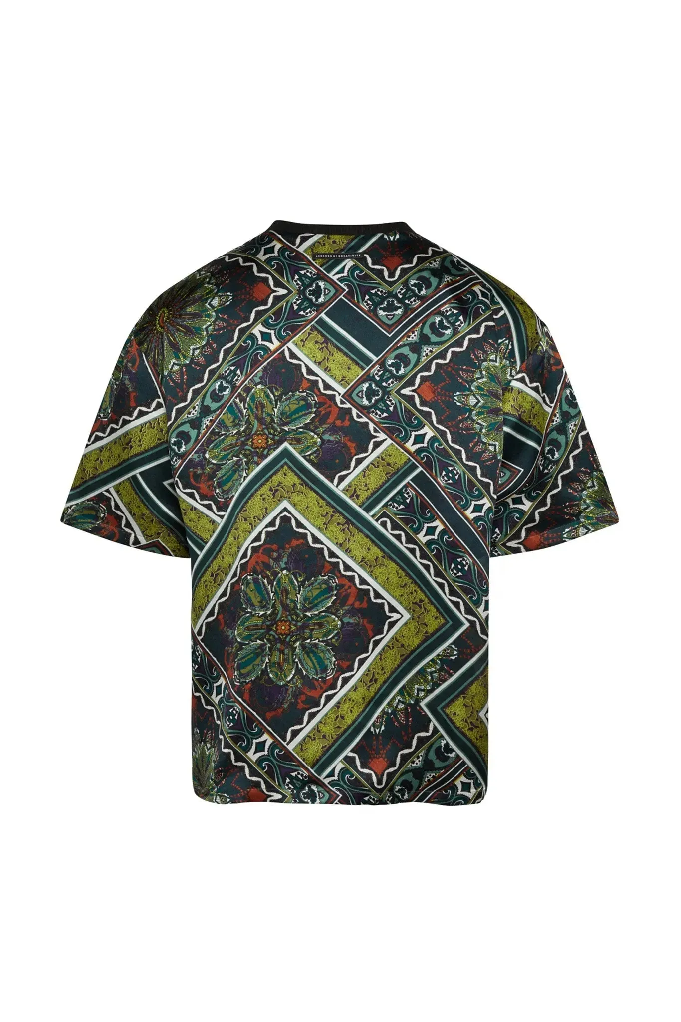 Noah Silk Tile Print Top