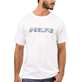 Nutcase Designer Round Neck Men's T-Shirt Wrinkle-Free Poly Cotton Tees - Selfie