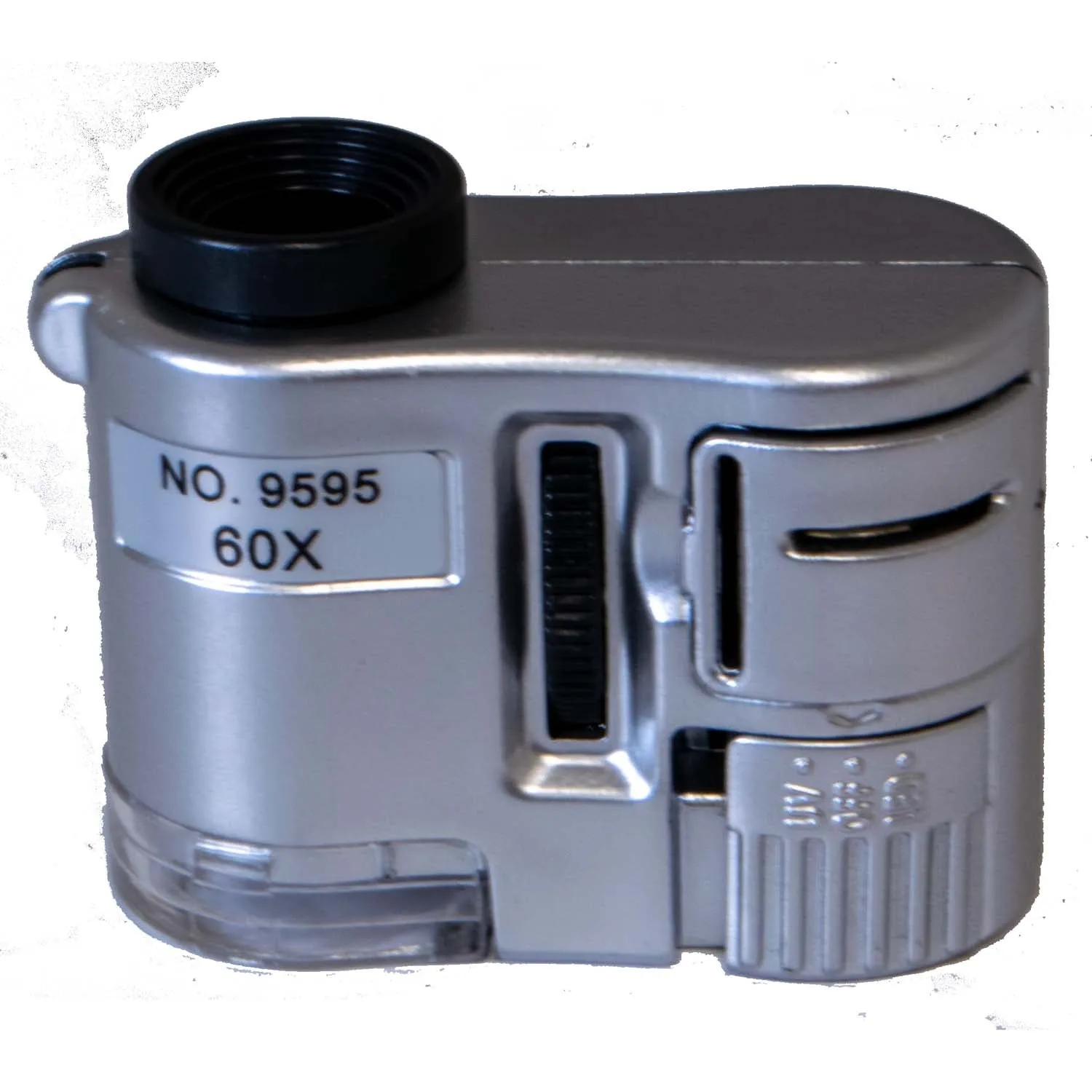 Pocket Microscope with light, 60X   UV light   free iPhone adaptor for iP4