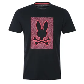 Psycho Bunny Livingston Graphic T Shirt in Navy