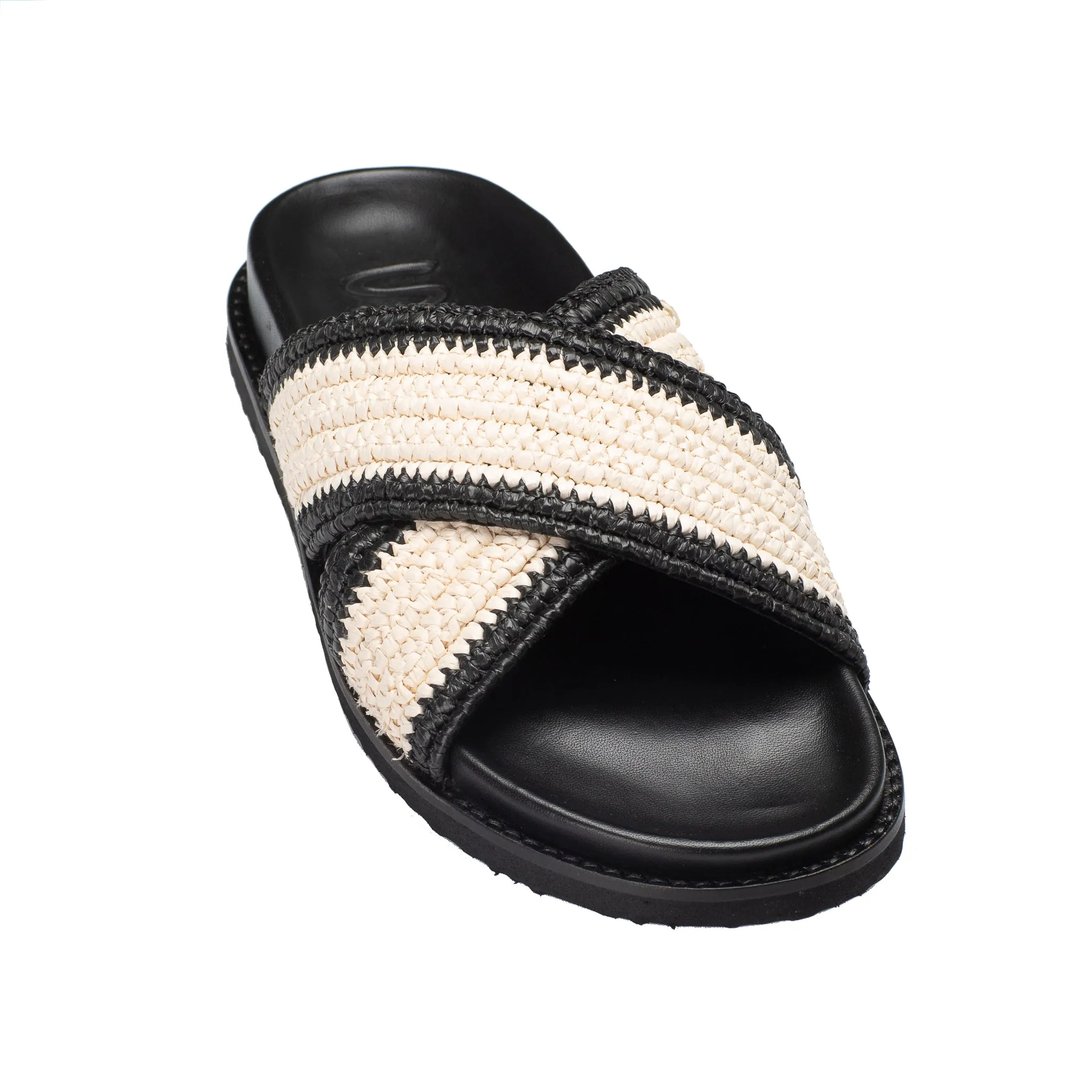 Sempre Black & white cross slide