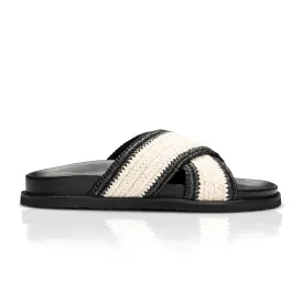 Sempre Black & white cross slide
