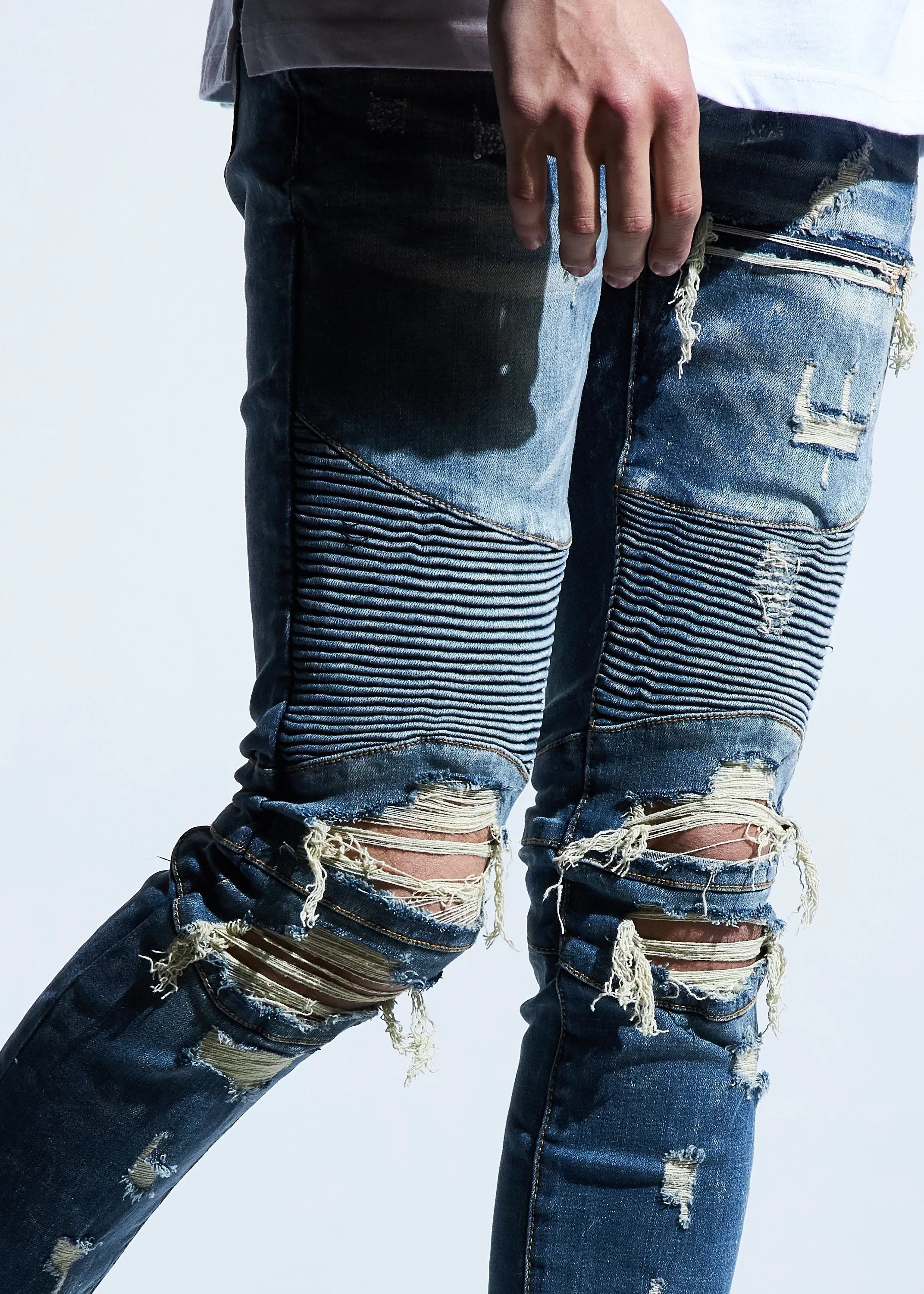 Tatum Biker Denim