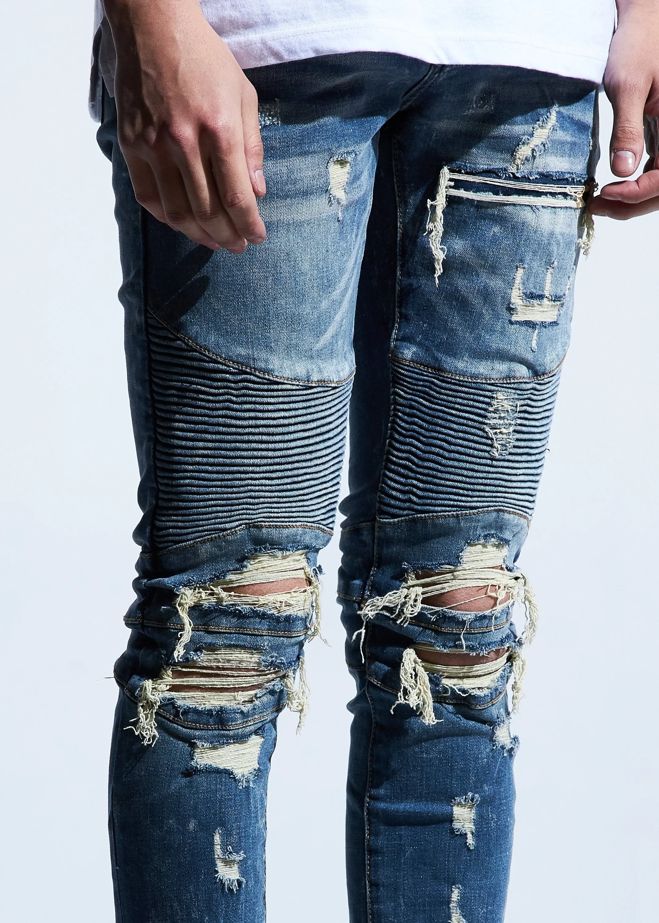 Tatum Biker Denim