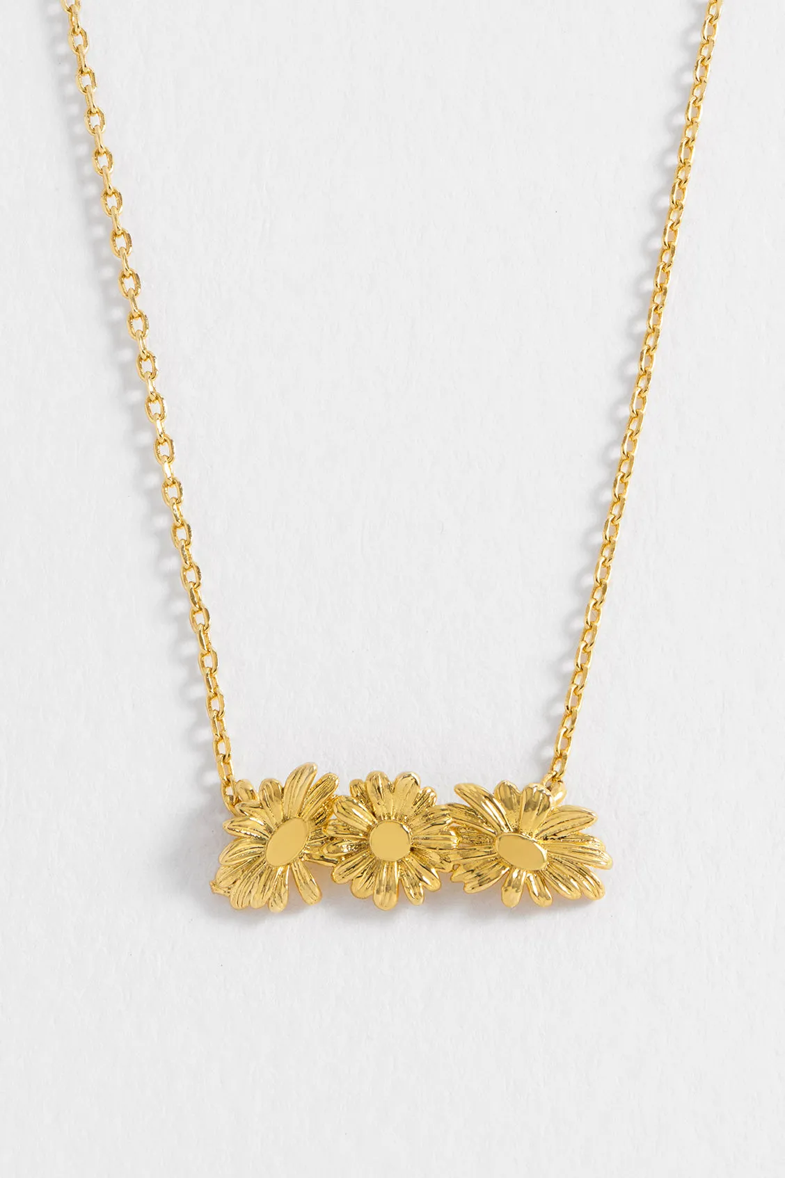 Trio Daisy Necklace
