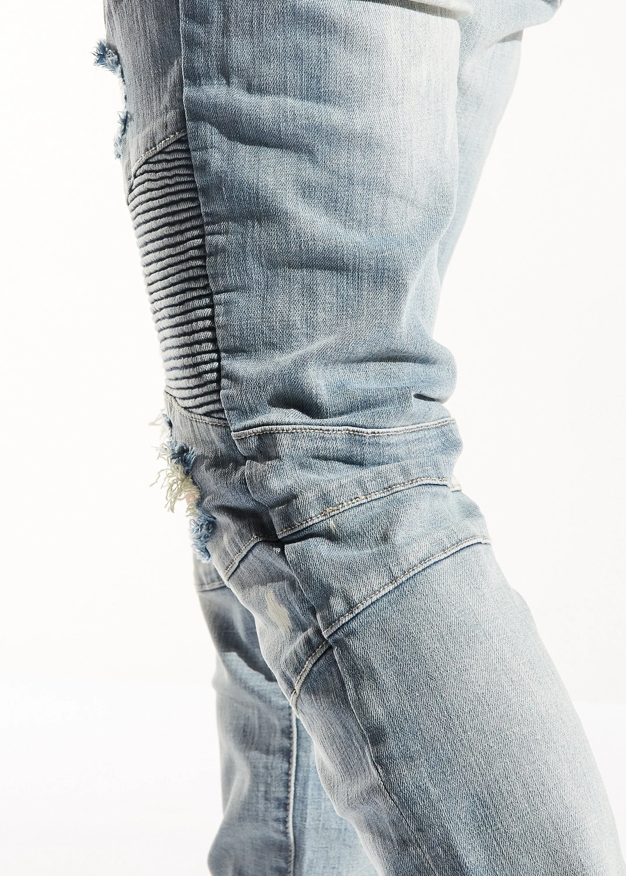 Winslow Biker Denim (Light Blue)
