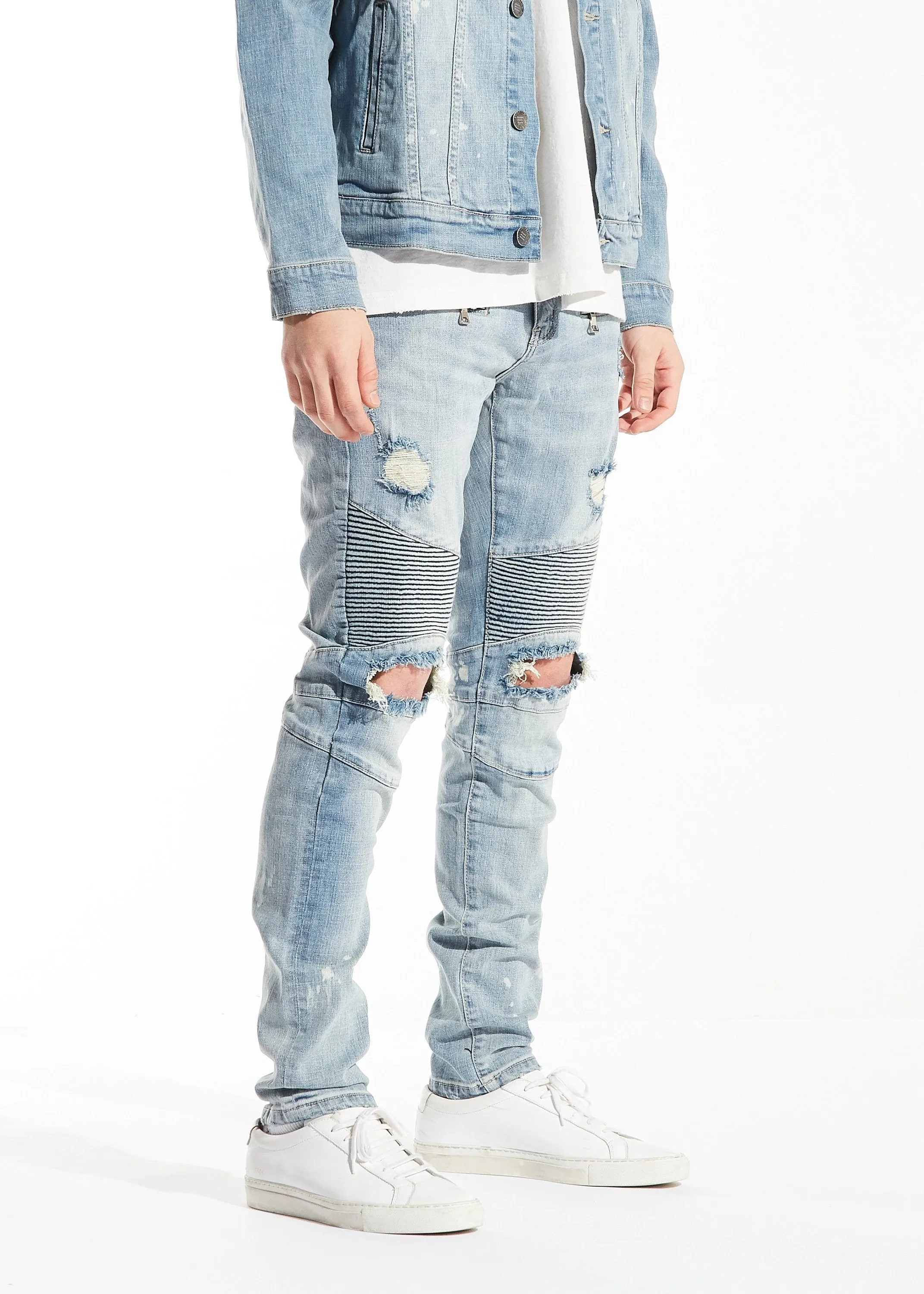 Winslow Biker Denim (Light Blue)